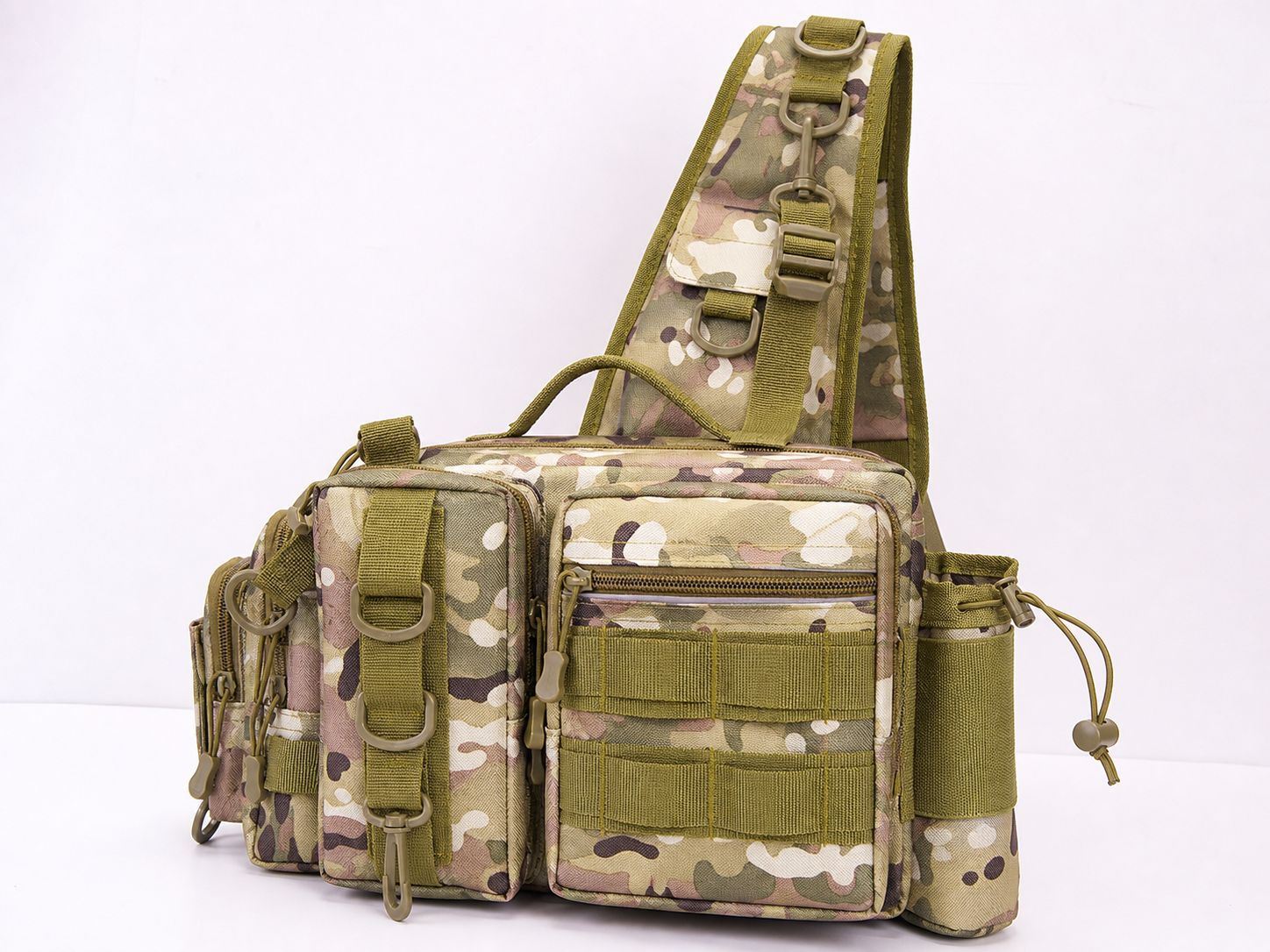 Transfronterizo de pesca bolsas luya bolsas multifuncionales bolsas de hombro bolsas de pecho tácticas camufladas bolsas de viaje de bicicleta al aire libre