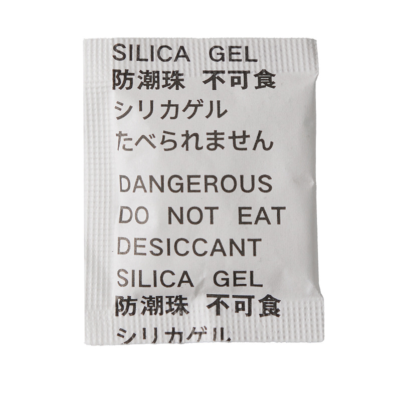 Papel compuesto gel de sílice 1g-5 desecante, a prueba de moho, a prueba de humedad, deshumidificación, desecante de silicona de alta eficiencia, producción en varios idiomas