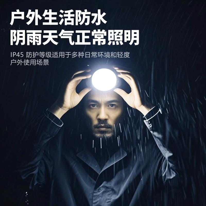 Faro, lámpara de minero, luz fuerte, carga, súper brillante, linterna dividida montada en la cabeza, batería de larga duración al aire libre, lámpara de xenón de pesca nocturna