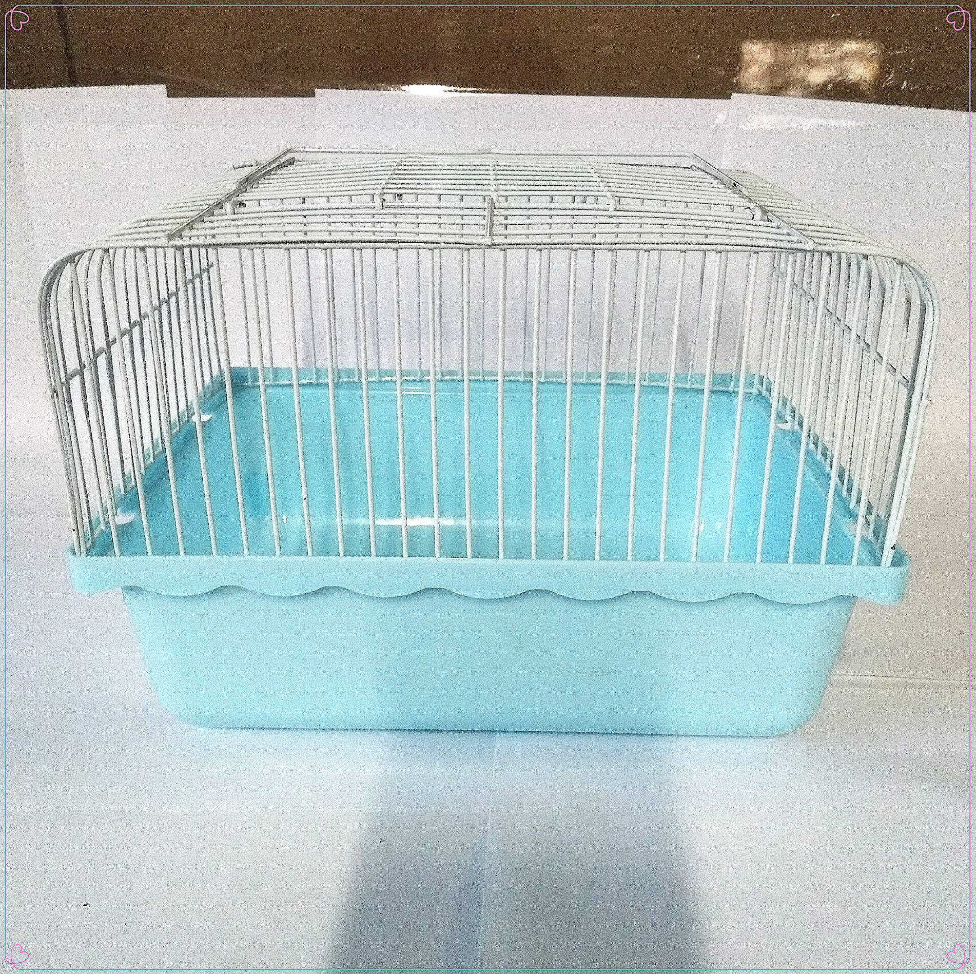 Cage desnuda azul
