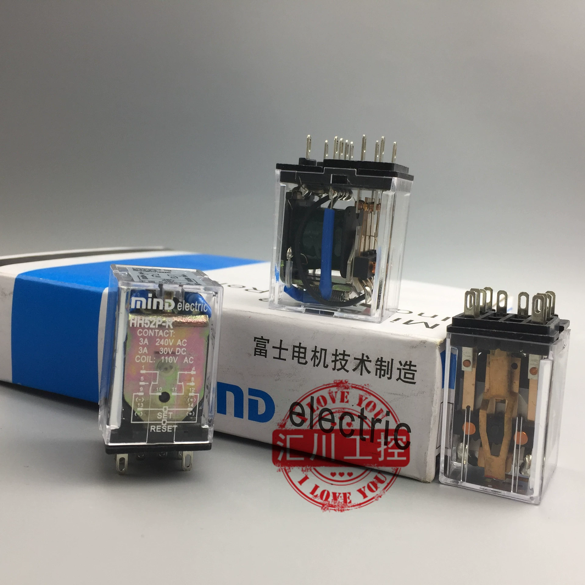 Оригинальный Mind Wuxi Ming Fuji Technology HH52P-R AC110V магнитное удаление 3A 2 преобразования
