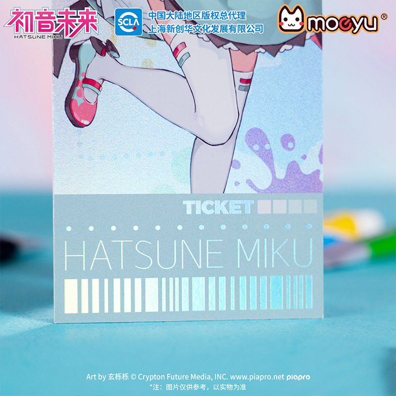moeyu Hatsune Miku Graffiti Conductor Series Laser Ticket