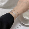 Chain, bracelet, adjustable round beads, European style, simple and elegant design