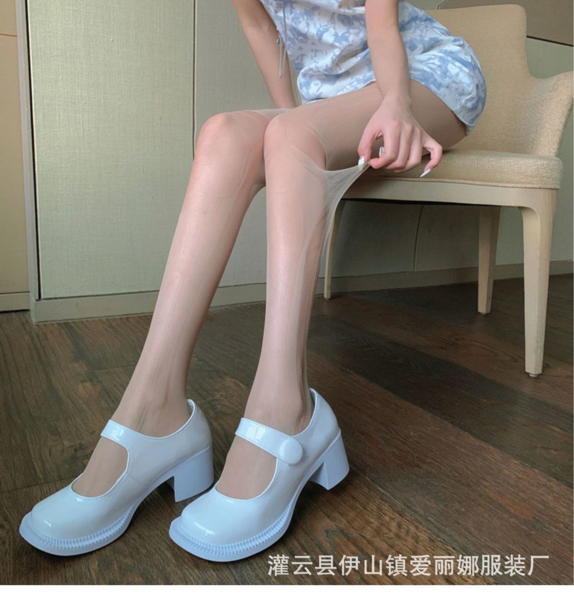 Hand-Tear Disposable Pantyhose for Women, Ultra-Thin Black Silk Style, Clubwear — detail image 12