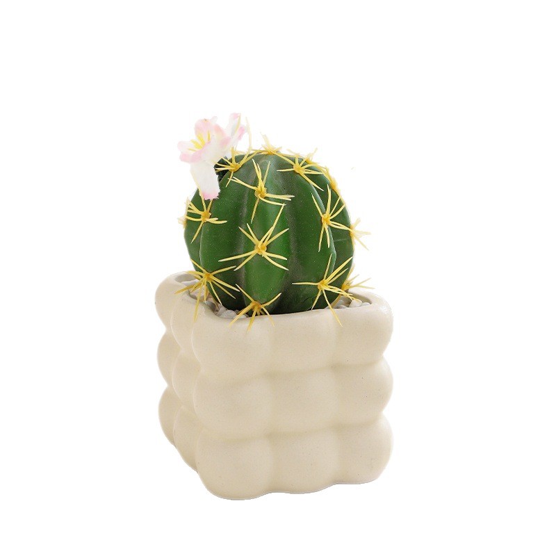 Nórdico de aloe vera planta suculenta imitación flor en maceta decoración de plantas verdes decoraciones de escritorio de oficina image 5