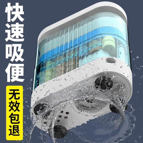 Turtle low water level filter turtle tank filter feces suction turtle tank silent feces suction three-in-one water purification circulator