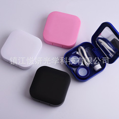 新款隱形眼鏡盒DIY美瞳素材盒伴侶眼鏡盒護理盒A-917光面升級版