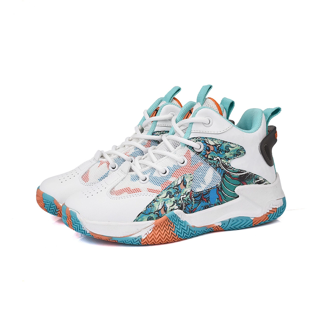 Children's Non-Slip Basketball Shoes for Boys - Breathable Summer Trendy Sports Footwear