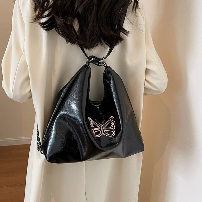 Backpack, fashionable universal soft one-shoulder bag, 2023 collection