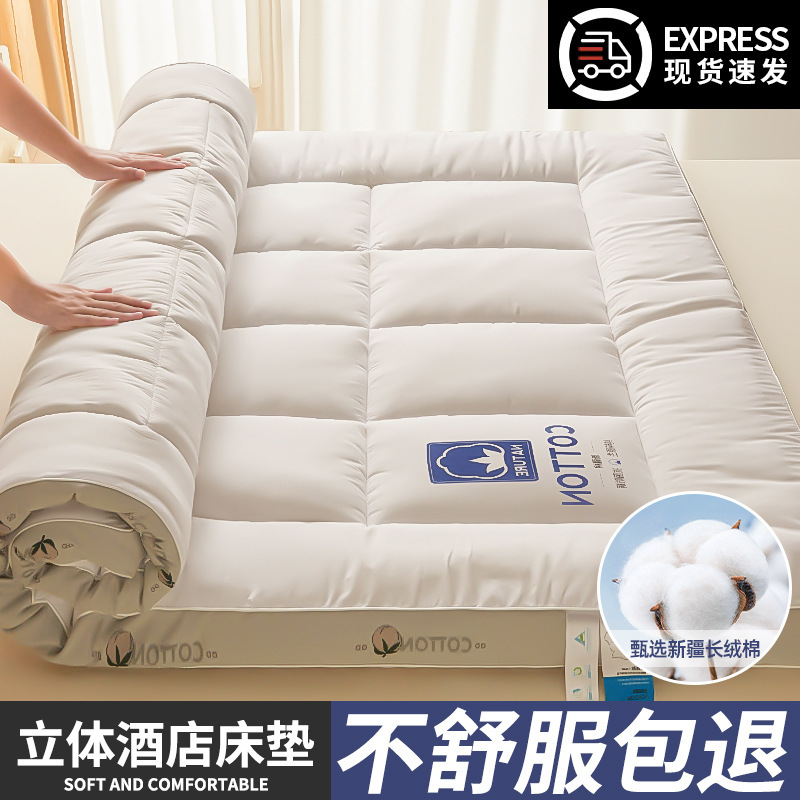 Class a Xinjiang Cotton Mattress for Home Use, Soft Cushion, Hotel-Style Mat, Rental Mattress, Thickened Mattress Pad, Non-Collapsible