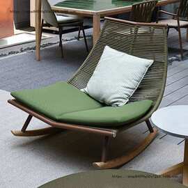 摇椅躺椅懒人椅户外庭院藤椅阳台室外摇椅成人小型摇椅网红摇摇椅