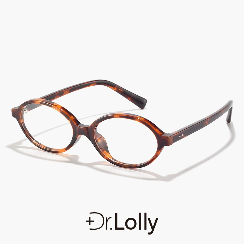 DR.LOLLY платформа мимиум Danyang очков рама овальная ретро панцирь меланж миопия женский премиум-сегмент анти-синий свет