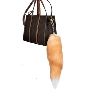 Internet Celebrity Fashion Fox Tail Bag Pendant Keychain Popular Style Pendant Jewelry Comic Exhibition Cos Props