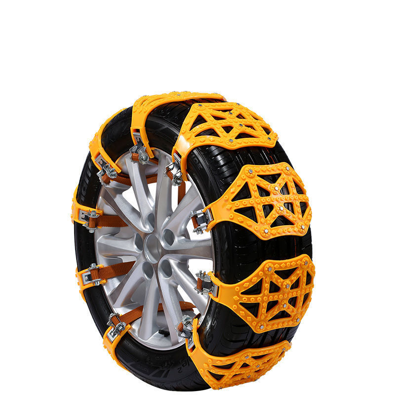 Car Anti-Skid Chains, Universal Type for Sedans and Suvs, Winter Snow and Ice, Non-Damaging to Tires, Anti-Skid Chains, Beef Tendon Anti-Skid Chains