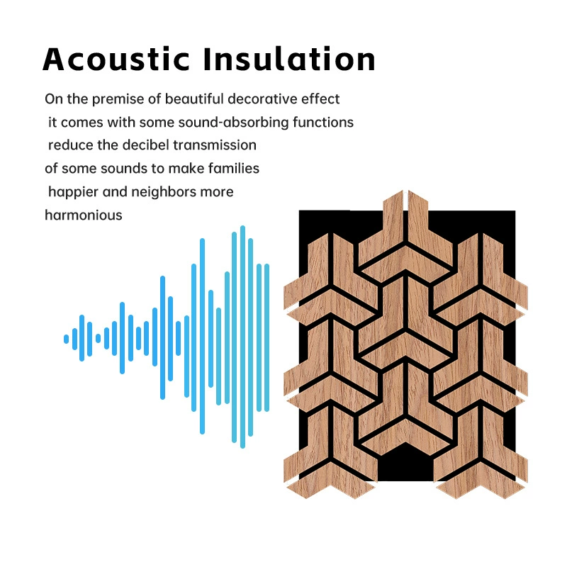 Alien sound -absorbing board wall board MDF wooden board grid wall board wooden bar sound insulation board ACOUSTIC WALL Panels