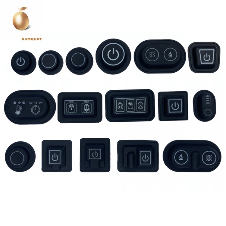 Manufacturers supply heating scarf clothes vest three-speed temperature control waterproof temperature time timing silicone switch