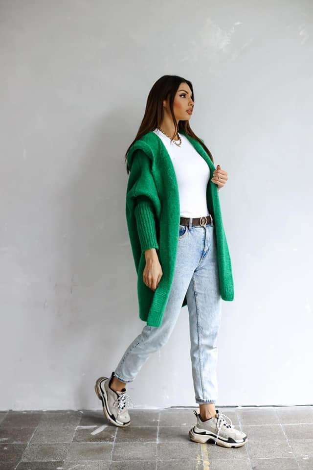 Title 24, Nouveau Pull à Capuche en Maille Patchwork pour...