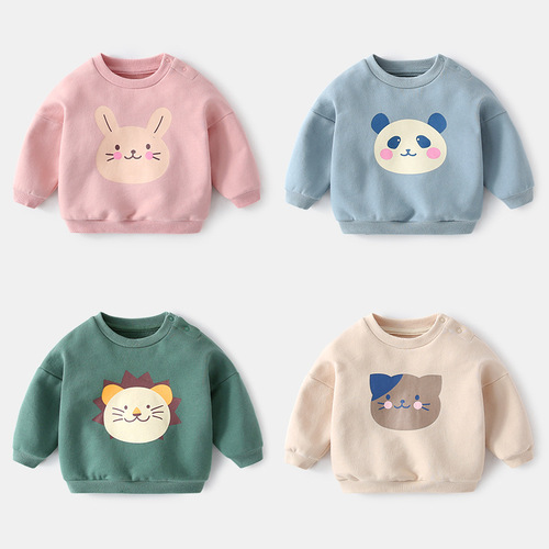 Baby Hoodie for Autumn/Winter - Long Sleeve T-Shirt Base Shirt