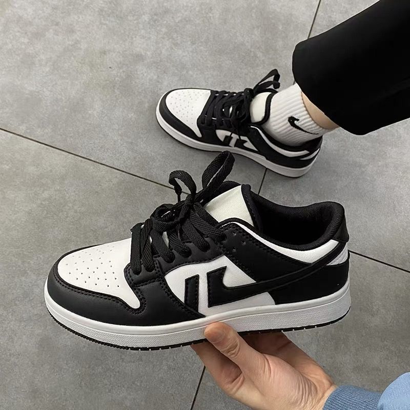 Black And White Panda Net Red Sneakers Casual Couple Shoes Low Top Breathable Sports Men S Shoes Student Women One Drop_voghion.com