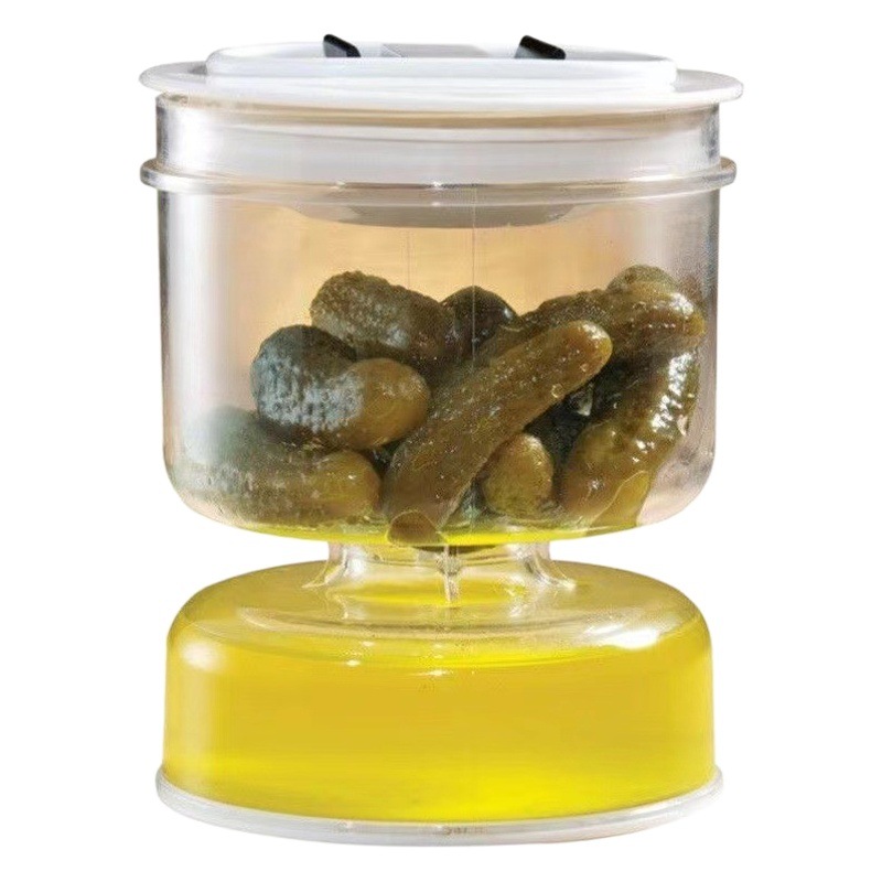New pickle jar Pickles Hourglass jar Cucumber Pickles Olives Dry and Wet Dual-Use Separate Pickles jar