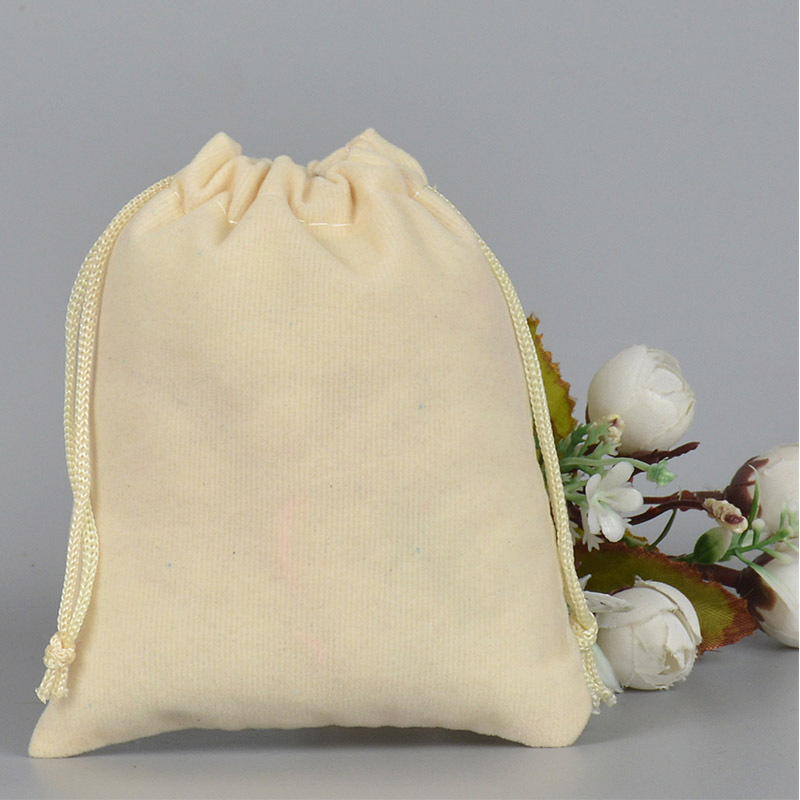 Bolsa de franela grande, embalaje de joyería, bolsillo con cordón de franela, bolsa con cordón de regalo, bolsa de franela de alimentación móvil para auriculares