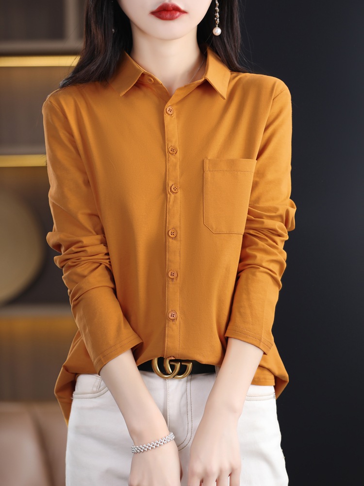 Cotton double-sided velvet shirt