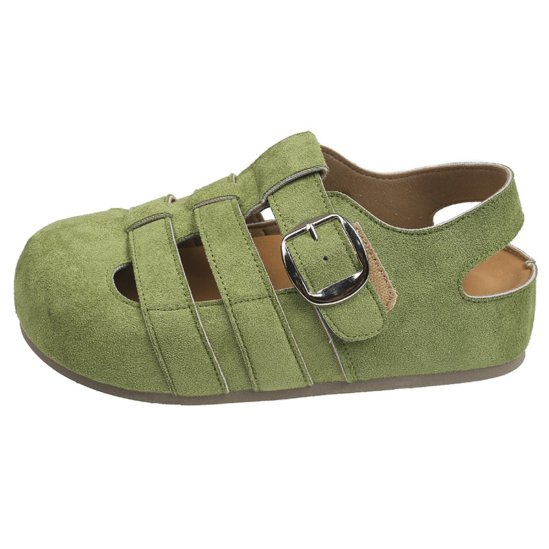 Aumentar la altura interior de la parte inferior de las sandalias de la cabeza trenzada sandalias de la mujer 2026 nuevo primavera y verano hueco ventilado zapatos romanos