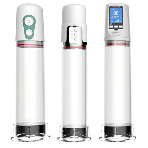 Free Space Men's LCD Digital Display Electric Penis Aircraft Cup Exercise Trainer Second and Third Generation