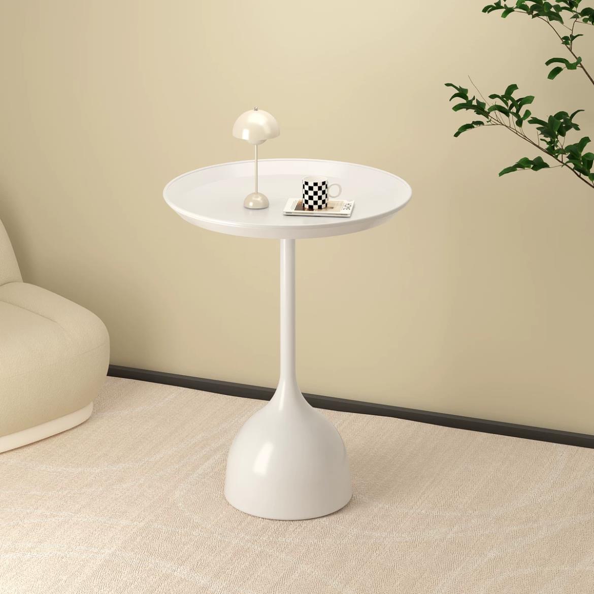 Transfronterizos pequeños hogares de hierro forjado mesas redondas simples mesas de té al lado del sofá mesas de té al lado de la cama sala de estar esquina de lujo ligera