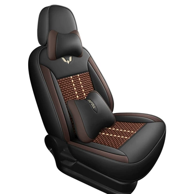 Five-Seater Special Vehicle Wuling Hongguang Modelə uyğun (Original) oturacaq örtükləri - charming-coffee-five-seater-luxury-rear-seat-with-small-seat-note-the-model-year