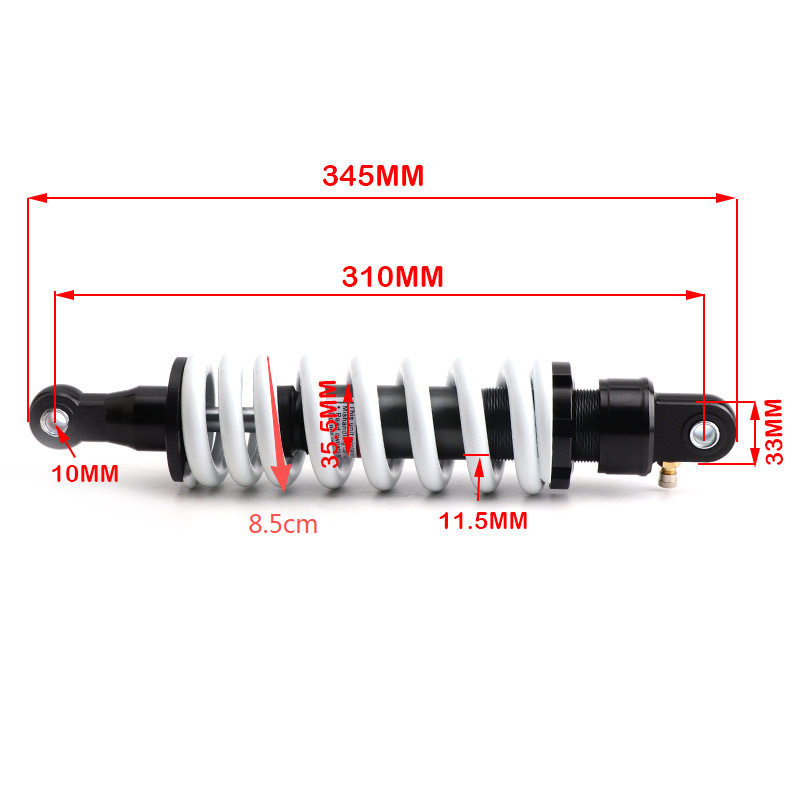 Off-Road Motorcycle Accessories Suitable for Apollo Kawasaki Little Monkey M3 Rear Shock Absorber 260-360mm
