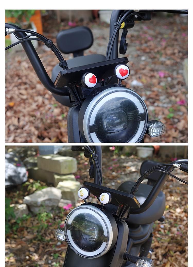 Electric Vehicle Helmet Decoration Funny Cute Accessories