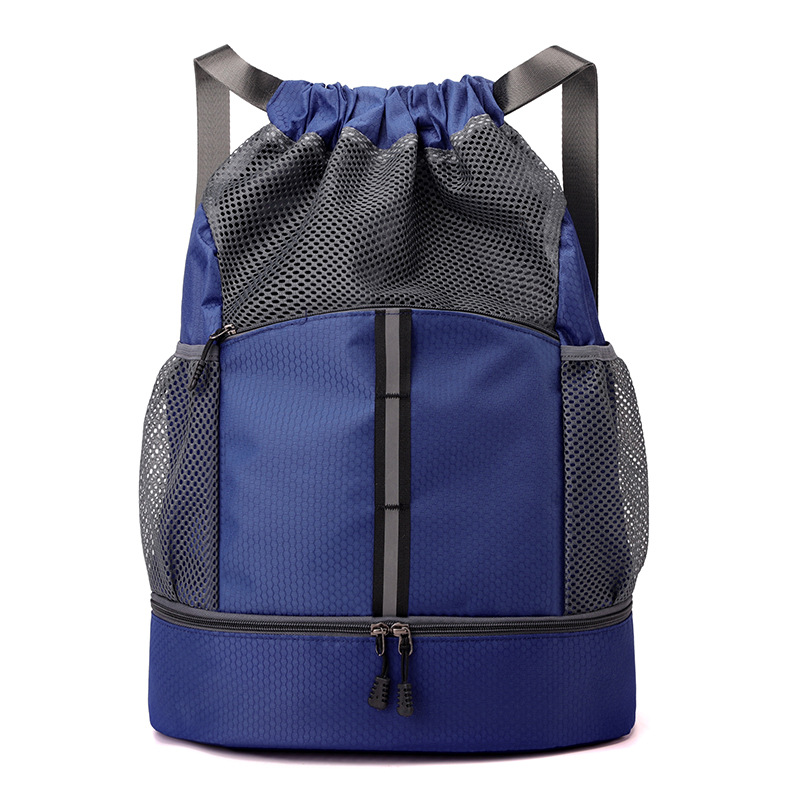 Mochila deportiva de separación seca y húmeda al aire libre mochila de cuerda a prueba de salpicaduras mochila deportiva al aire libre mochila