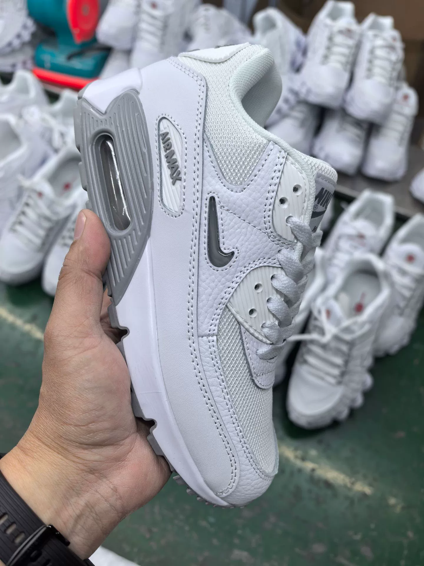 Кросс-граничная внешнеторговая Путянь обувь Air Max90 воздушная подушка сетчатые повседневные спортивные кроссовки европейский стиль высокий уровень спортивной обуви