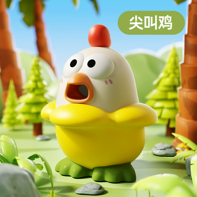 Плачущие резиновые игрушки-сквиш KQ‑JY серия — реалистичные животные, наборы оптом