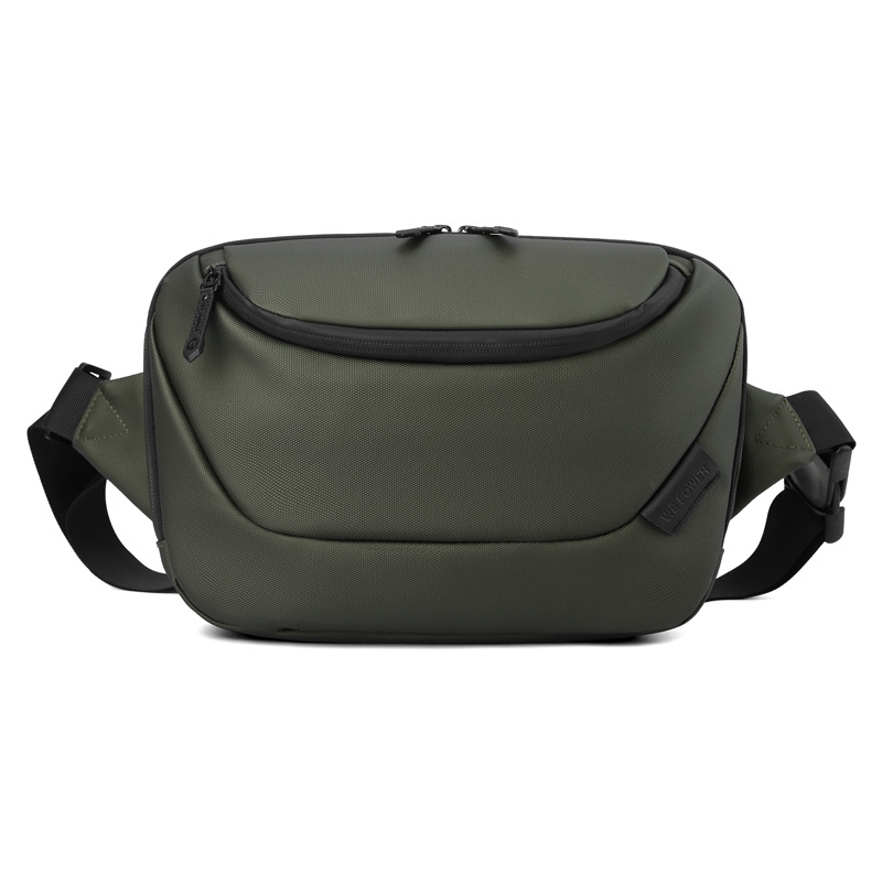 WEPOWER nuevo tipo de bolso de pecho a prueba de agua de gran capacidad, bolso de hombro casual de viaje diario, bolso de cintura para hombres