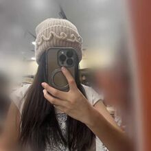 ñ�ӂ��Լ�ɫ�@�ݜp�gë��ñ��Ů�ﶬ��ů�����o��ᘿ�ñ