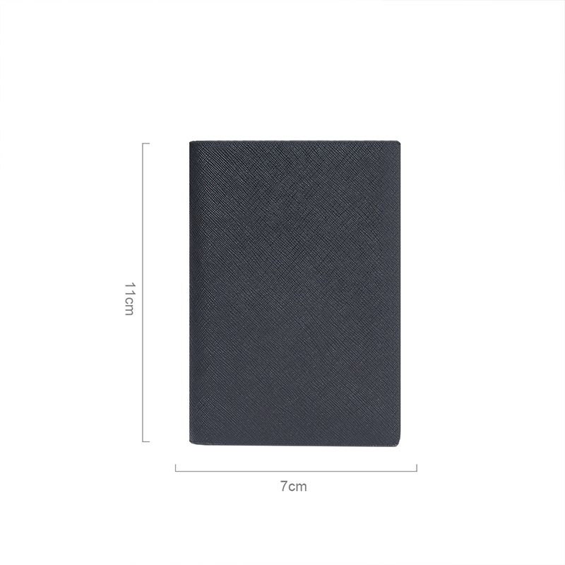Tarjetero de Cuero Genuino Personalizado para Hombre, Tarjetero de Cuero Vacuno con Protección RFID Antimagnética, Tarjetero Ultrafino para Tarjetas Bancarias y de Crédito LO