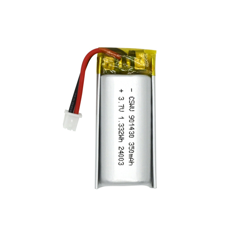 聚合物锂电池901430 350mAh3.7V UN38.3认证玩具仪美容蓝牙耳机芯|undefined