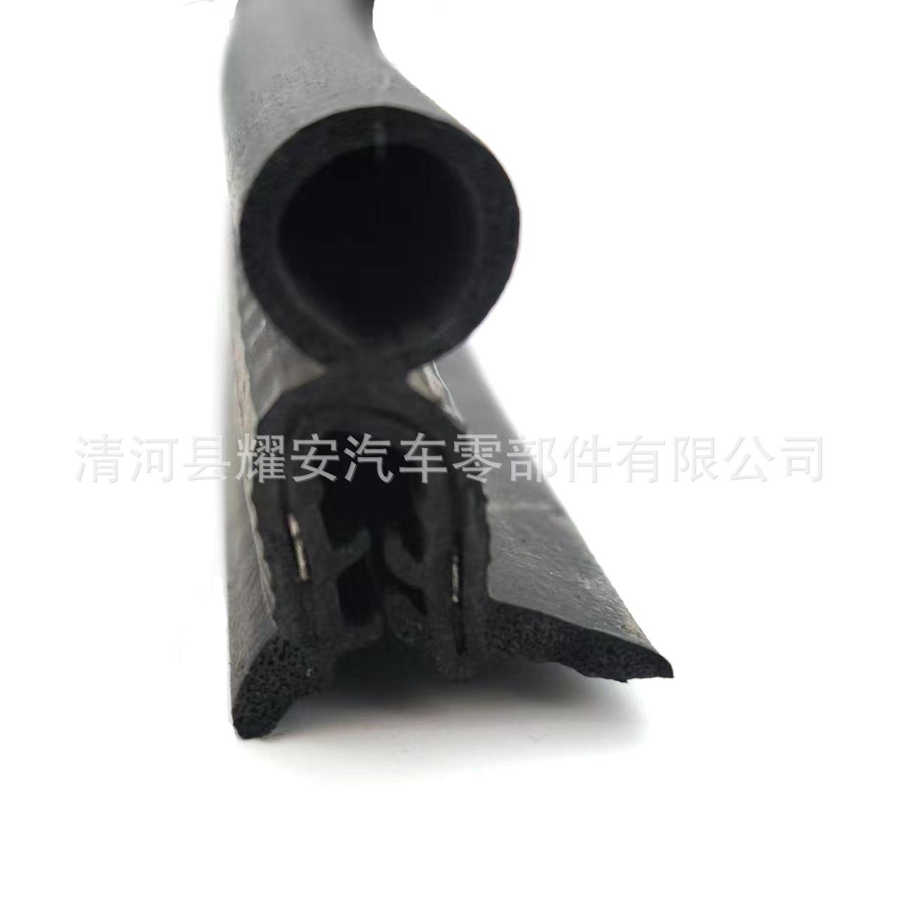 U型顶测泡骨架包边条钢带复合密封条汽车电箱电柜密封条橡胶卡条