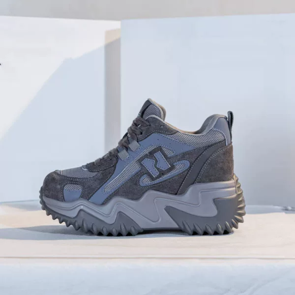 Women's Dad Shoes 2026 New Spring/Summer Versatile Breathable Sports Casual Height-Increasing White Sneakers