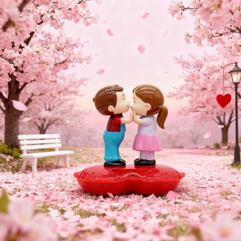 Автомобильные принадлежности, ландшафтные украшения для пар, красивые мужчины и красивые женщины, материалы для самостоятельного изготовления, принадлежности для ландшафтного декора, креативные целующиеся куклы.
