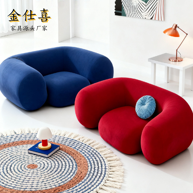 Italyan ekstremino sofa, internet-sevimli, kichik uylar uchun dizaynerskorasi