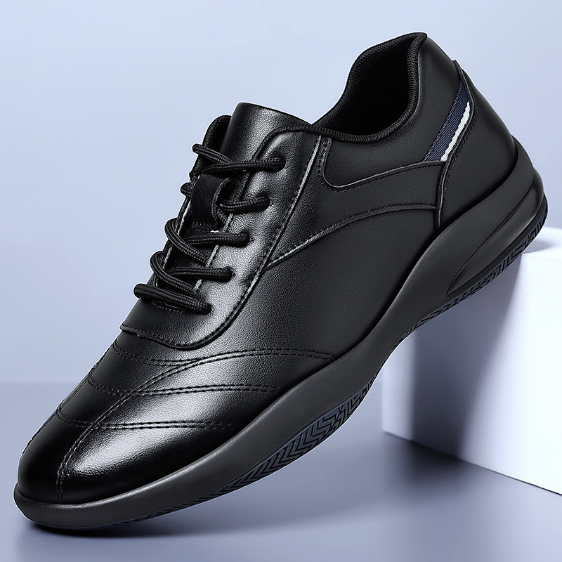 Comfortable Soft-Soled Men's Leather Shoes, Spring and Autumn Sports Casual Shoes, Men's British White Shoes, Non-Slip Genuine Leather Shoes Wholesale Comfortable Soft-Soled Men's Leather Shoes, Spring and Autumn Sports Casual Shoes, Men's British White Shoes, Non-Slip Genuine Leather Shoes Wholesale