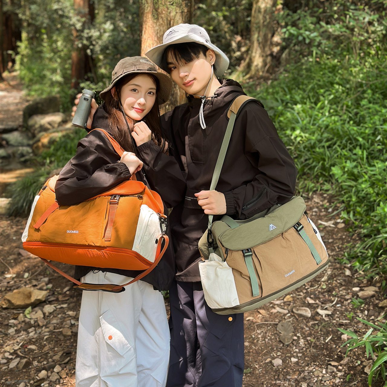 Bolsa de viaje corto para mujeres, bolsa de alta capacidad, bolsa de expansión, bolsa deportiva portátil para hombres.