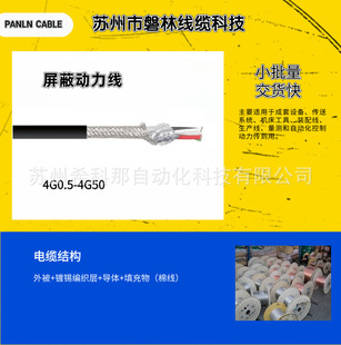 PVC Servo Cable Composite Shielded Power Cable 4G1.5 (3*1.0)