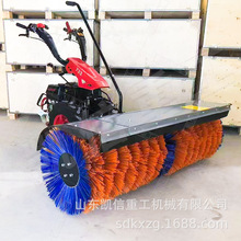 小型手推式除雪设备 扫雪机家用小区物业清雪机小区物业扫雪滚刷