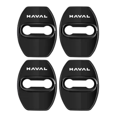 Suitable for Haval H6 Raptor Other Automotive Exterior Supplies - black-titanium-model-stainless-steel-door-lock-cover-4-pack