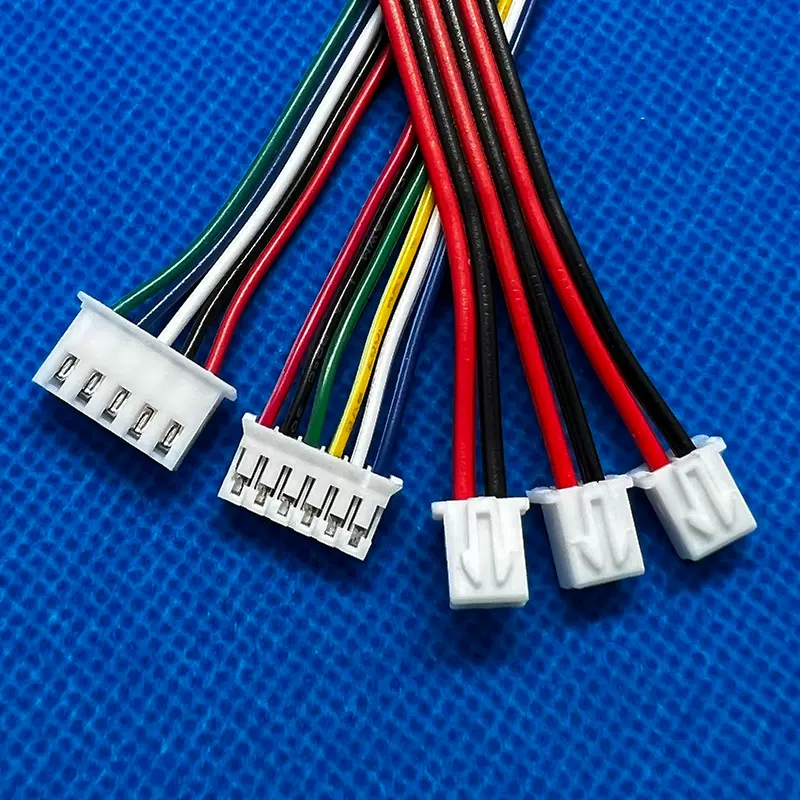 2468拼排线蓝白排线ph2.0 xh2.54端子线红黑电子线1007拼彩色排线