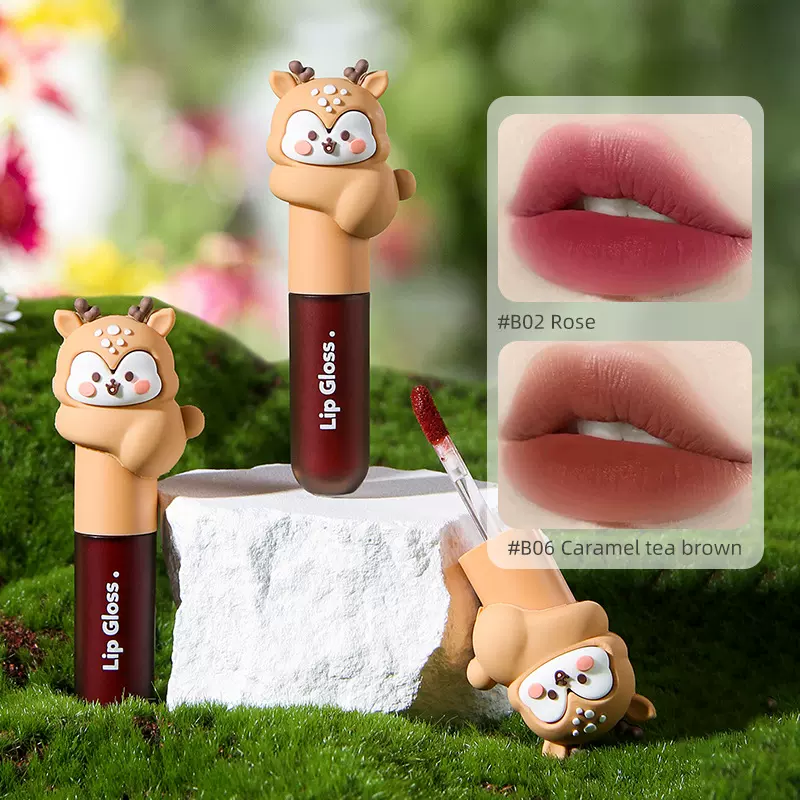 跨境热卖MANSLY亚马逊速卖通可爱口红哑光不沾杯唇彩唇釉学生批发